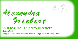 alexandra friebert business card